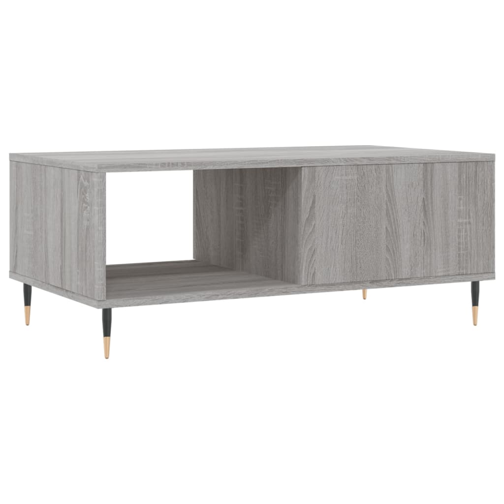 Table basse Sonoma gris 90x50x36,5 cm Bois d'ingénierie Tables basses vidaXL   