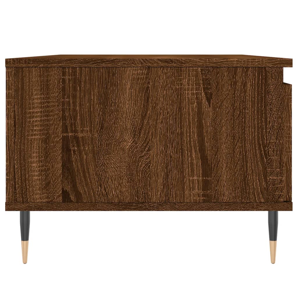 Table basse Chêne marron 90x50x36,5 cm Bois d'ingénierie Tables basses vidaXL   