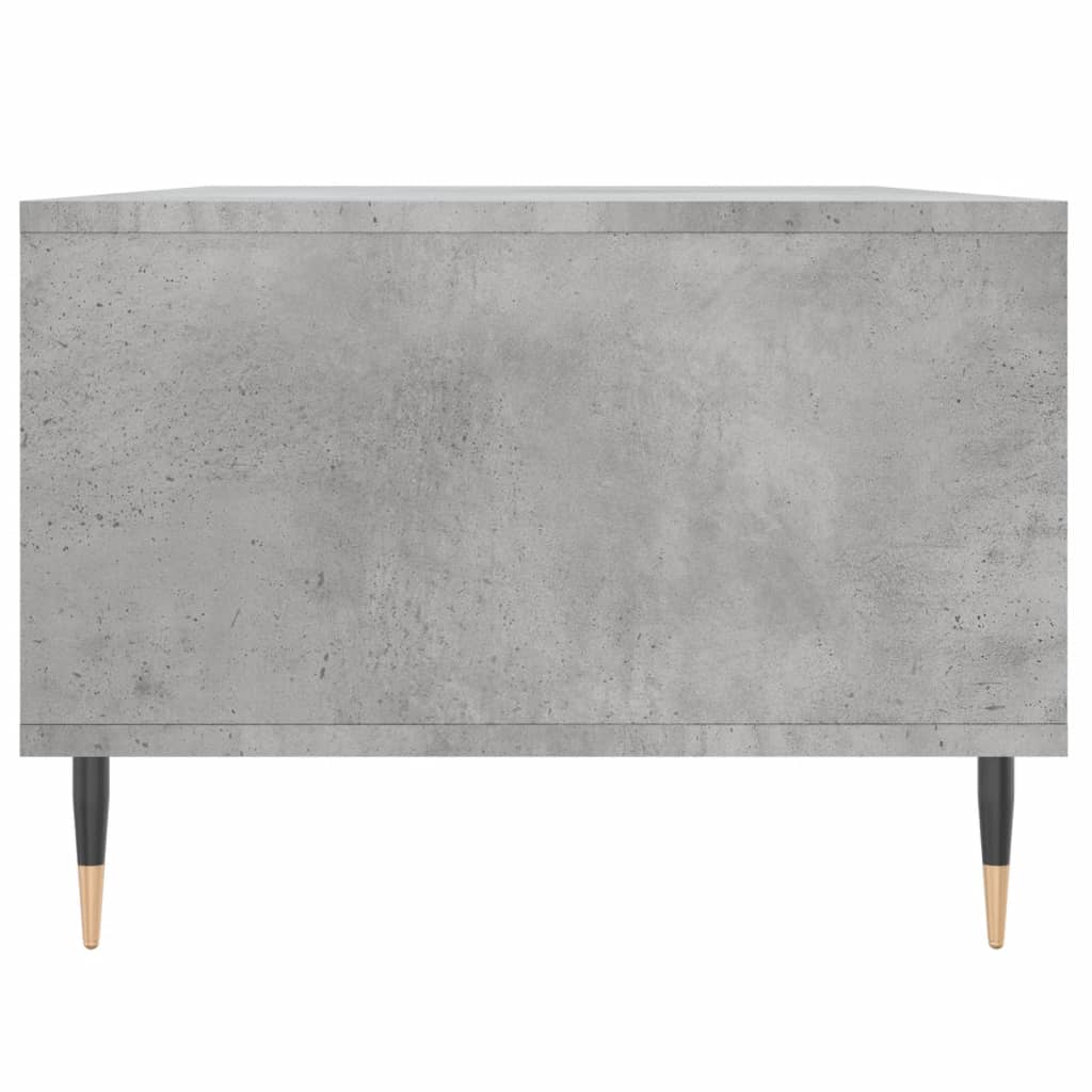 Table basse Gris béton 90x50x36,5 cm Bois d'ingénierie Tables basses vidaXL   