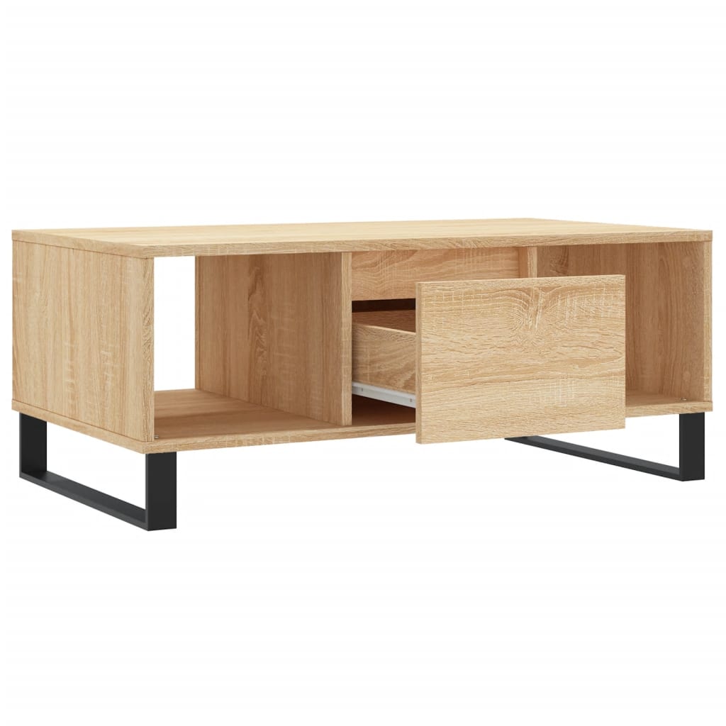 Table basse Chêne sonoma 90x50x36,5 cm Bois d'ingénierie Tables basses vidaXL   