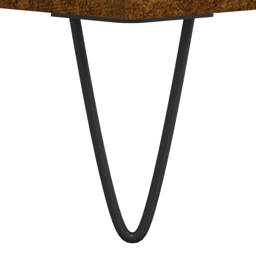 Table basse Chêne fumé 100x50x45 cm Bois d'ingénierie Tables basses vidaXL   