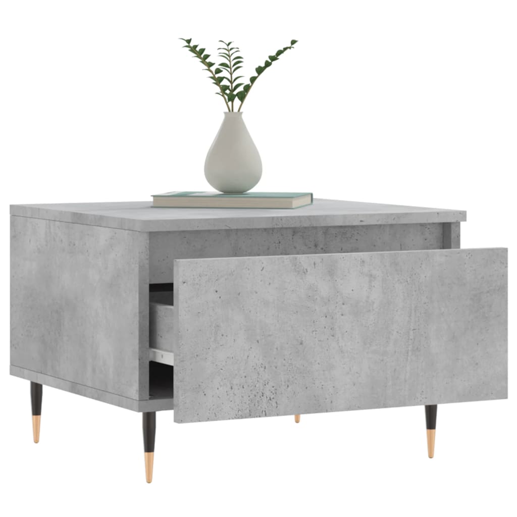 Tables basses 2 pcs gris béton 50x46x35 cm bois d'ingénierie Tables basses vidaXL   