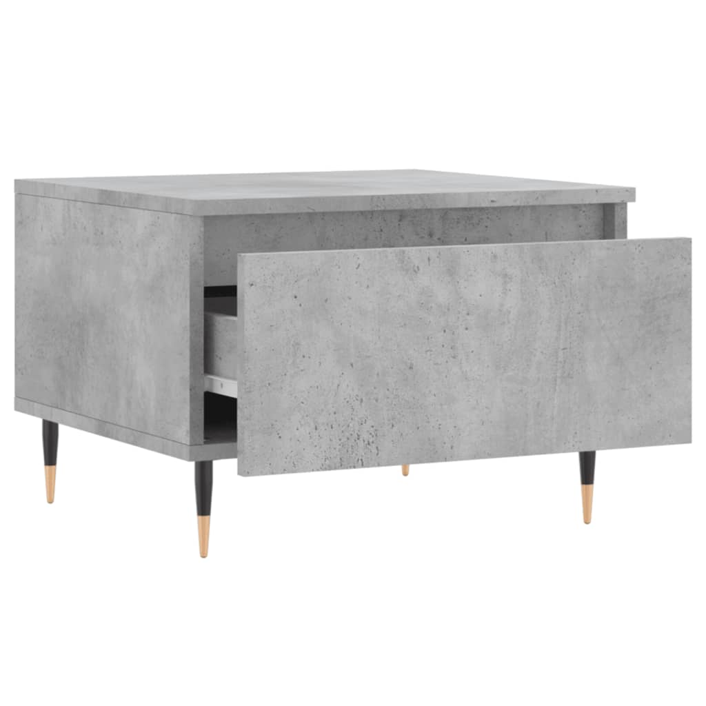 Tables basses 2 pcs gris béton 50x46x35 cm bois d'ingénierie Tables basses vidaXL   