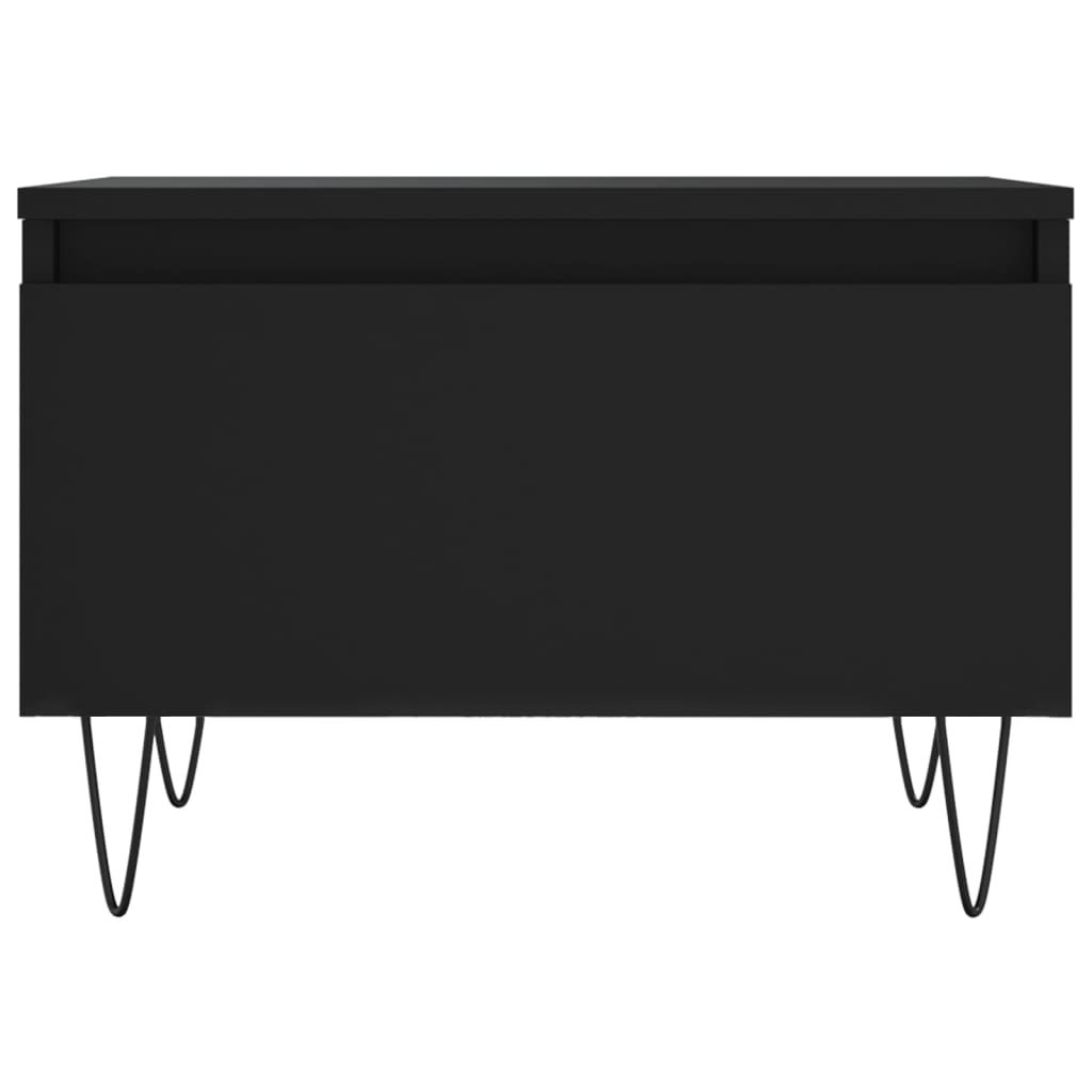 Tables basses 2 pcs noir 50x46x35 cm bois d'ingénierie Tables basses vidaXL   