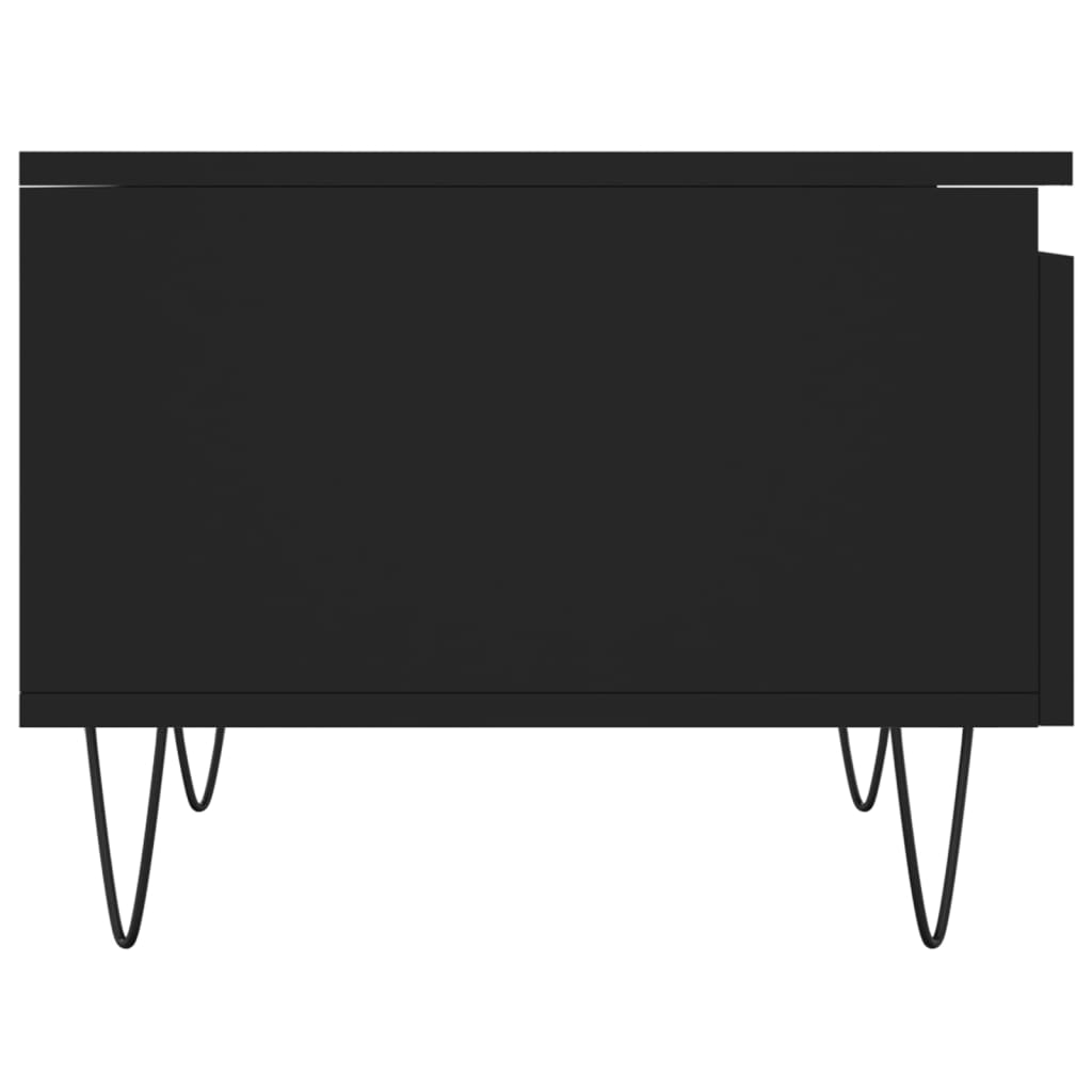 Tables basses 2 pcs noir 50x46x35 cm bois d'ingénierie Tables basses vidaXL   