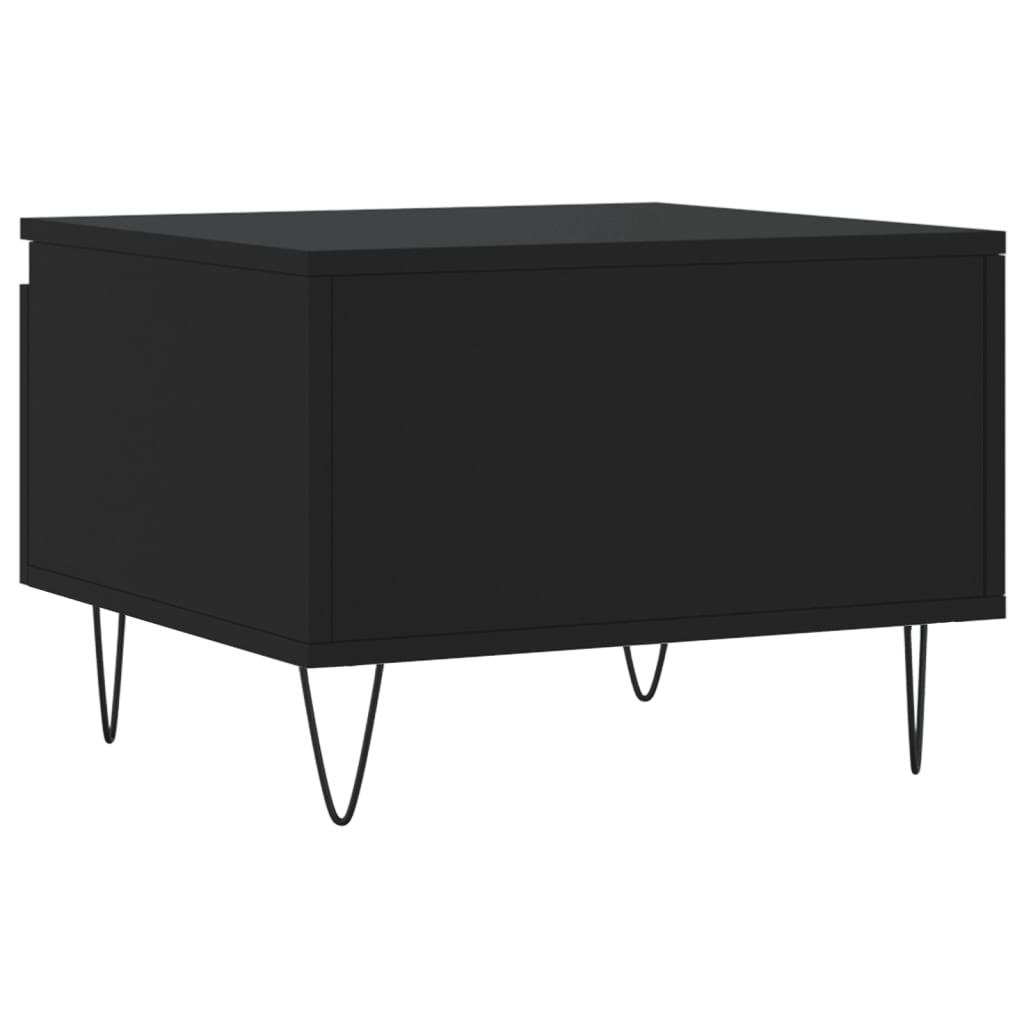 Tables basses 2 pcs noir 50x46x35 cm bois d'ingénierie Tables basses vidaXL   