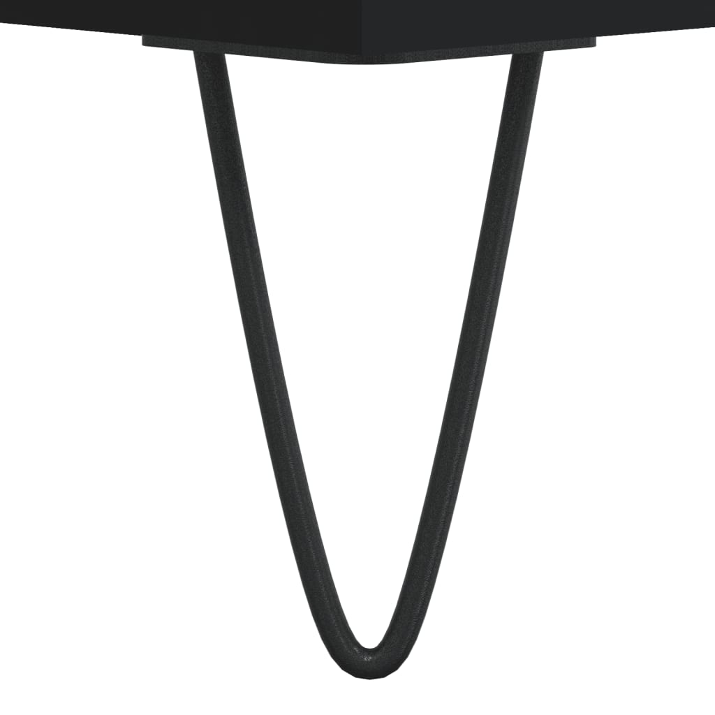 Tables basses 2 pcs noir 50x46x35 cm bois d'ingénierie Tables basses vidaXL   
