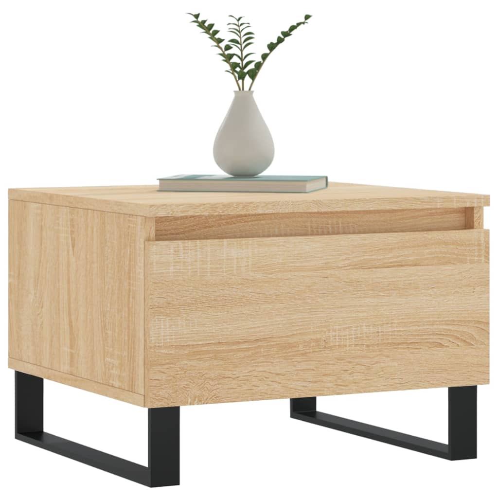 Tables basses 2 pcs chêne sonoma 50x46x35 cm bois d'ingénierie Tables basses vidaXL   