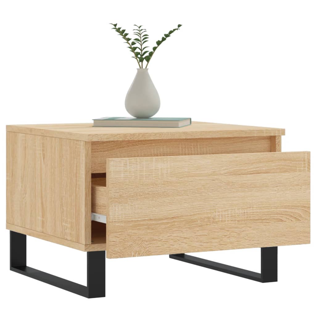 Tables basses 2 pcs chêne sonoma 50x46x35 cm bois d'ingénierie Tables basses vidaXL   
