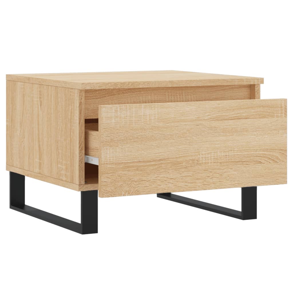 Tables basses 2 pcs chêne sonoma 50x46x35 cm bois d'ingénierie Tables basses vidaXL   