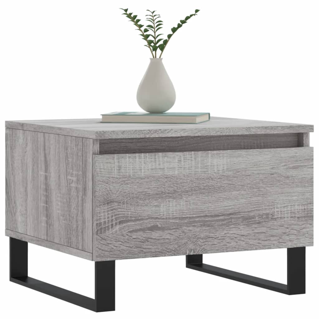 Tables basses 2 pcs sonoma gris 50x46x35 cm bois d'ingénierie Tables basses vidaXL   