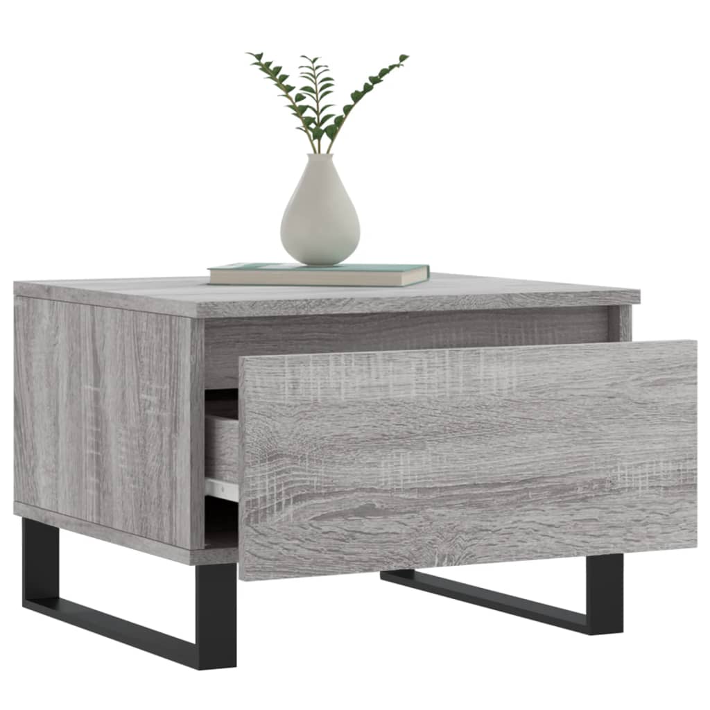 Tables basses 2 pcs sonoma gris 50x46x35 cm bois d'ingénierie Tables basses vidaXL   