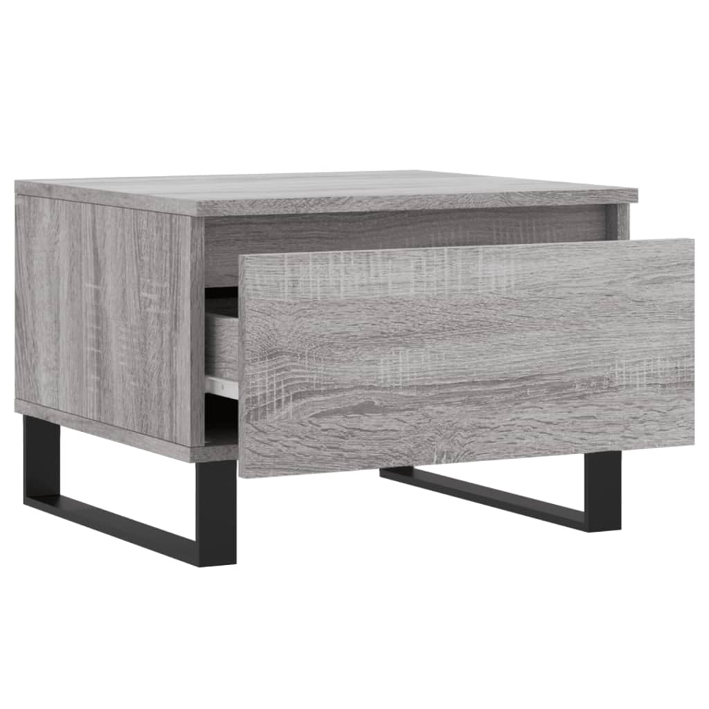 Tables basses 2 pcs sonoma gris 50x46x35 cm bois d'ingénierie Tables basses vidaXL   