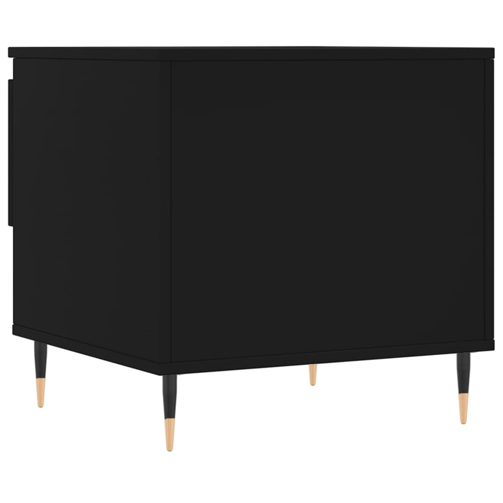 Table basse noir 50x46x50 cm bois d’ingénierie Tables basses vidaXL   