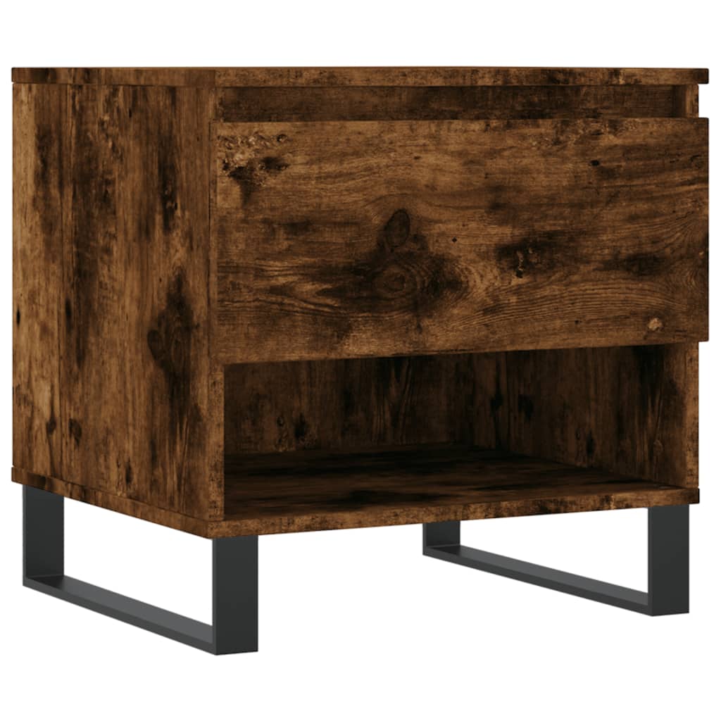 Table basse chêne fumé 50x46x50 cm bois d'ingénierie Tables basses vidaXL   