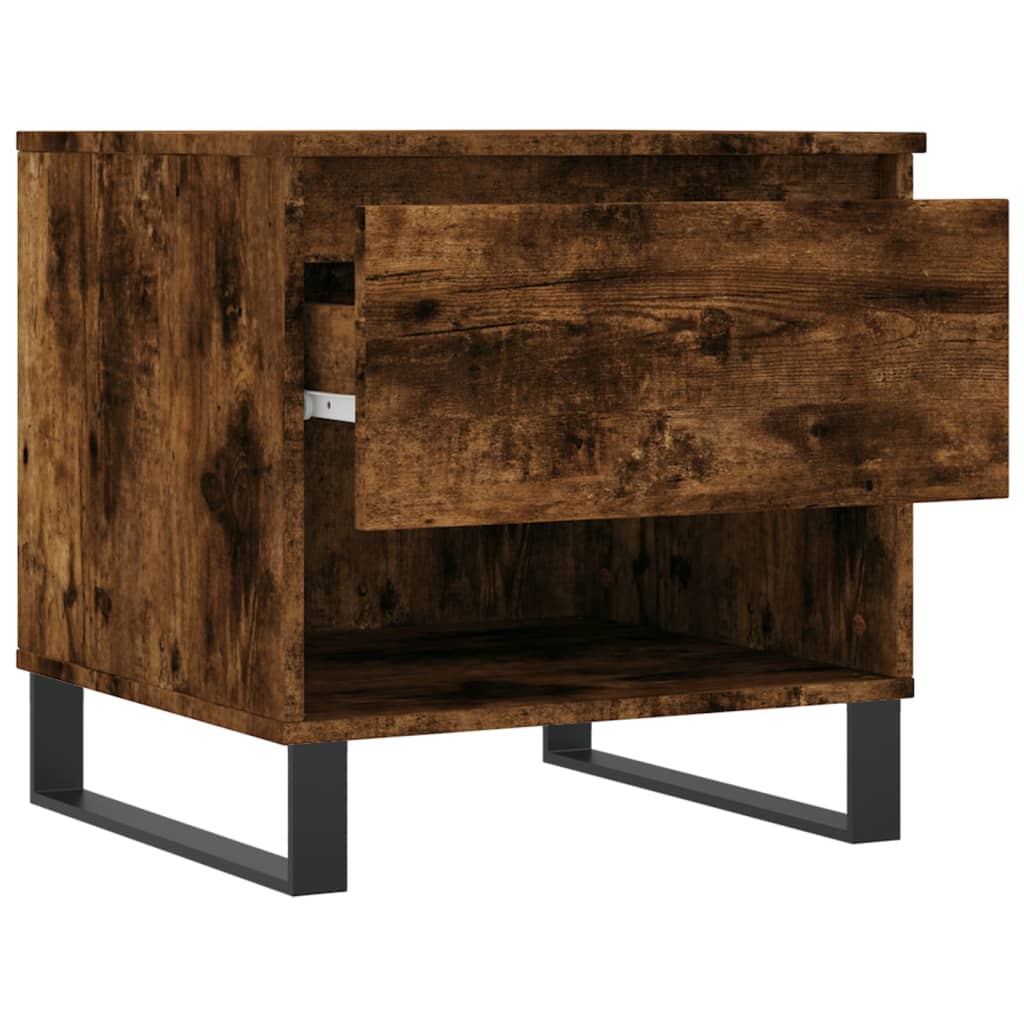 Table basse chêne fumé 50x46x50 cm bois d'ingénierie Tables basses vidaXL   