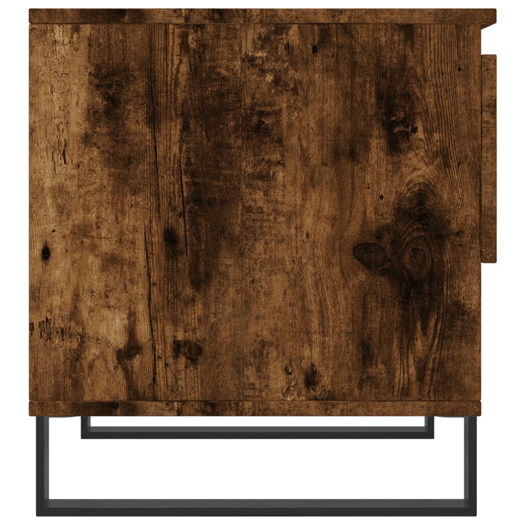 Table basse chêne fumé 50x46x50 cm bois d'ingénierie Tables basses vidaXL   