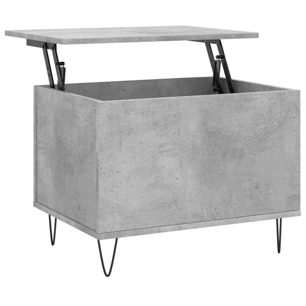 Table basse Gris béton 60x44,5x45 cm Bois d'ingénierie Tables basses vidaXL   