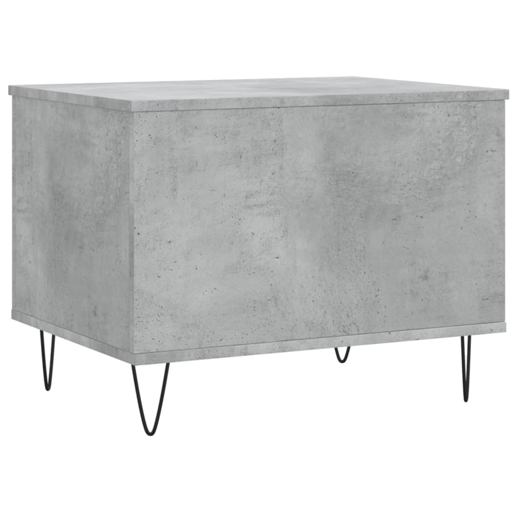 Table basse Gris béton 60x44,5x45 cm Bois d'ingénierie Tables basses vidaXL   