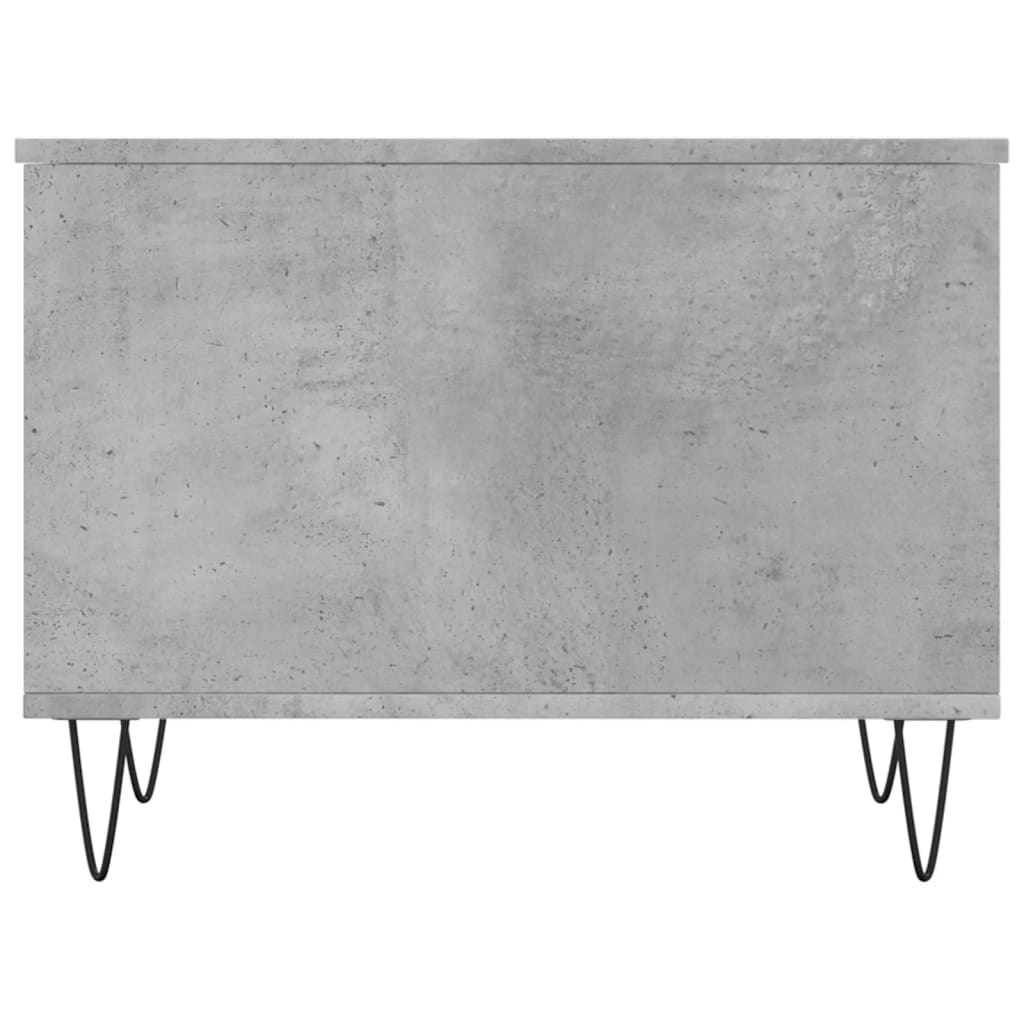 Table basse Gris béton 60x44,5x45 cm Bois d'ingénierie Tables basses vidaXL   