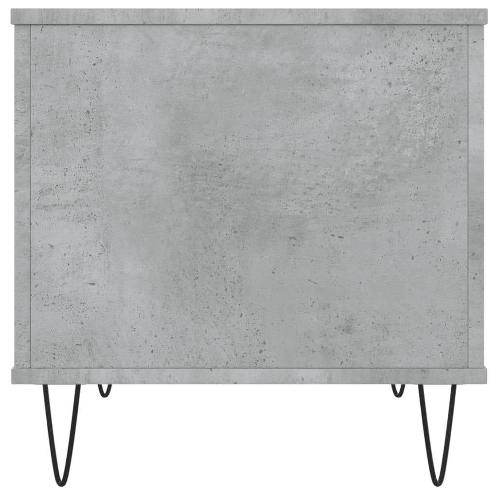 Table basse Gris béton 60x44,5x45 cm Bois d'ingénierie Tables basses vidaXL   