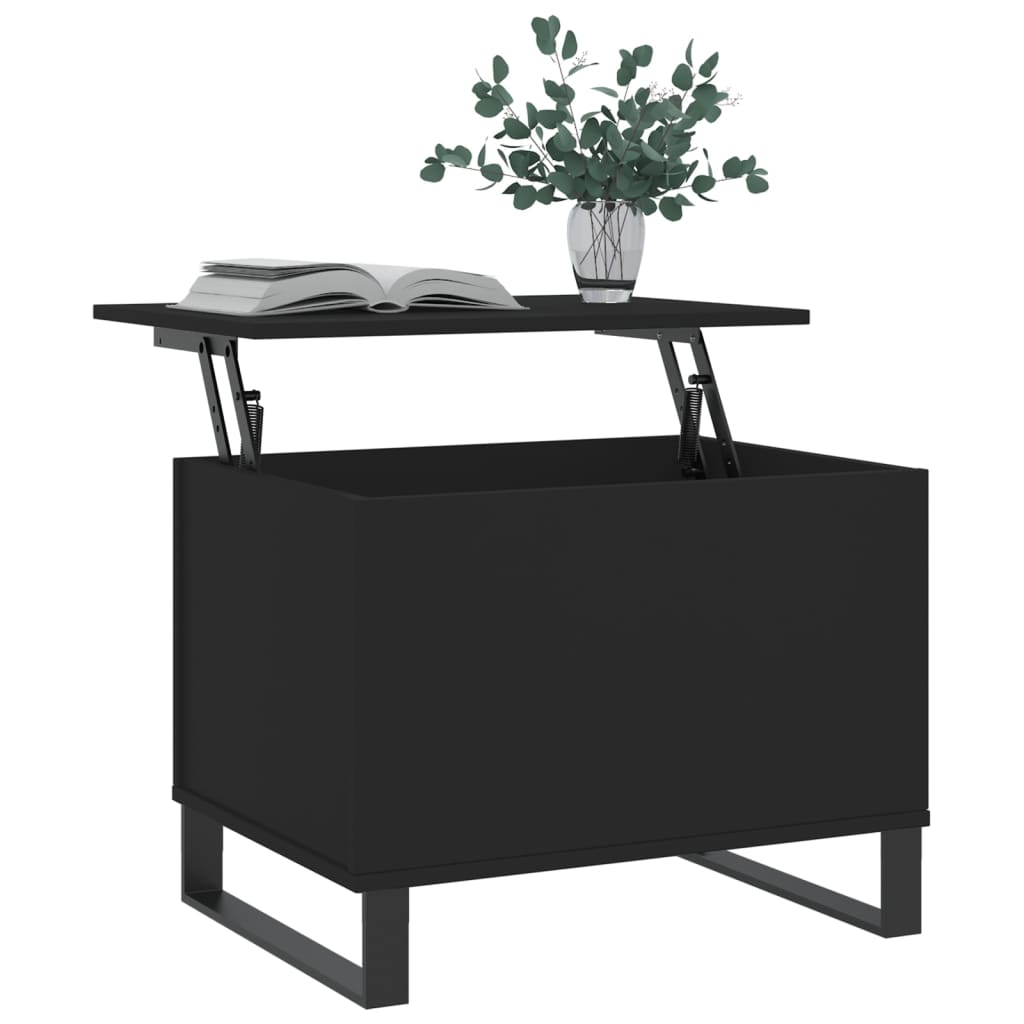 Table basse Noir 60x44,5x45 cm Bois d'ingénierie Tables basses vidaXL   