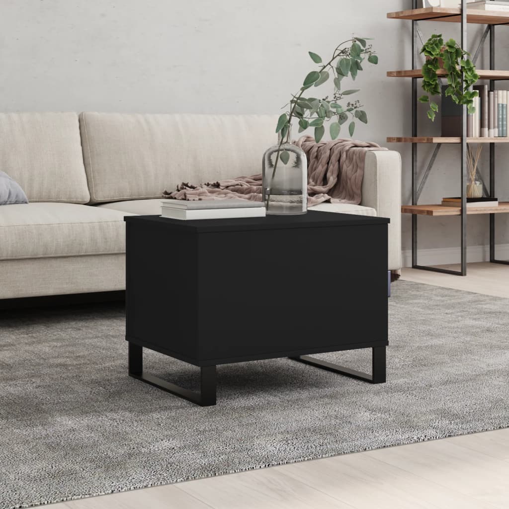 Table basse Noir 60x44,5x45 cm Bois d'ingénierie Tables basses vidaXL   