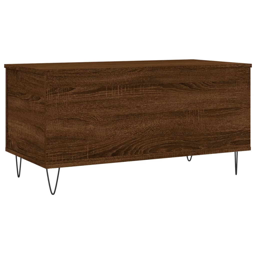 Table basse Chêne marron 90x44,5x45 cm Bois d'ingénierie Tables basses vidaXL   