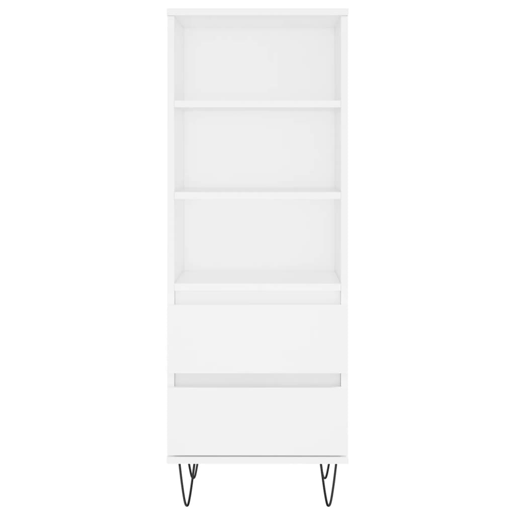 Buffet haut Blanc 40x36x110 cm Bois d'ingénierie Buffets & bahuts vidaXL   