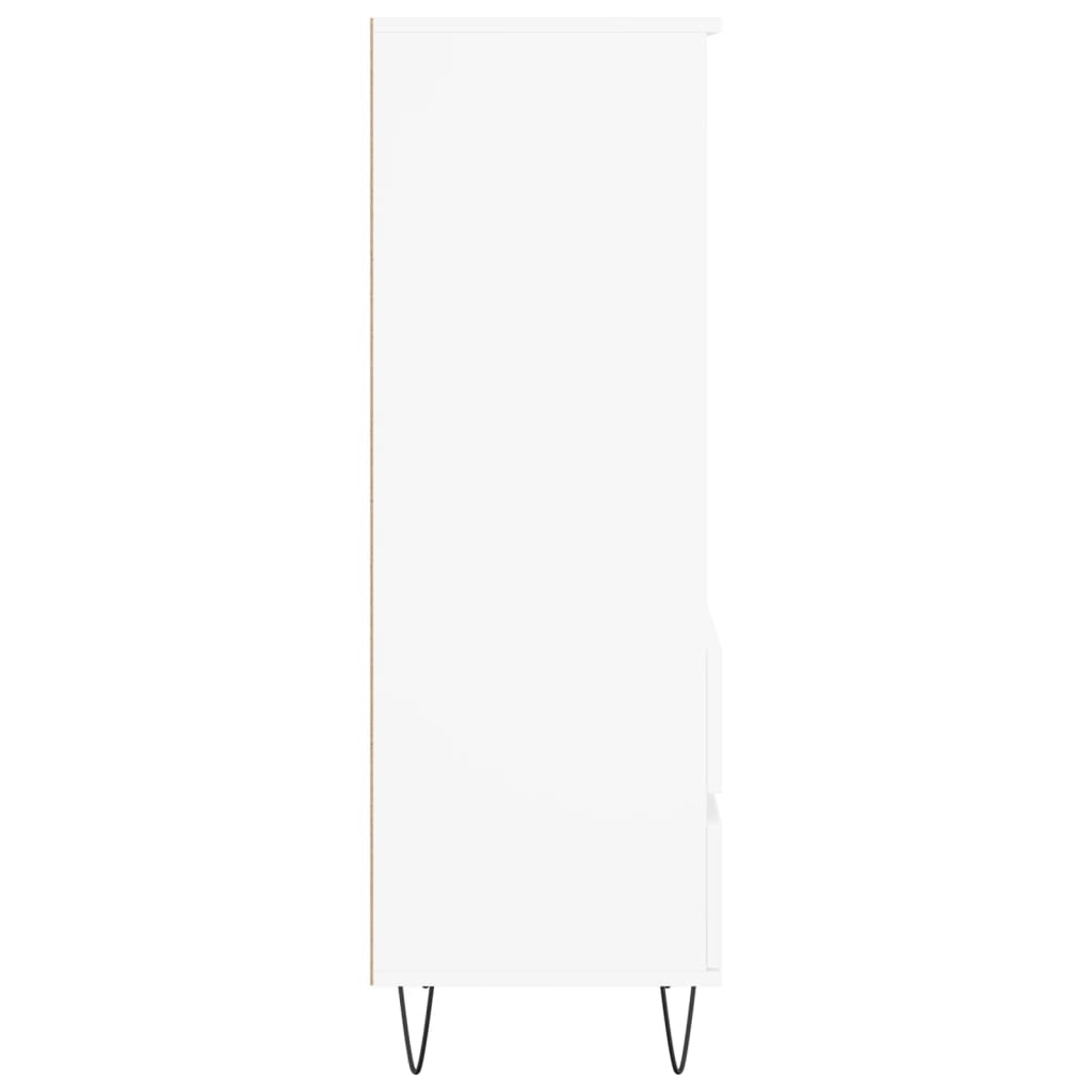 Buffet haut Blanc 40x36x110 cm Bois d'ingénierie Buffets & bahuts vidaXL   