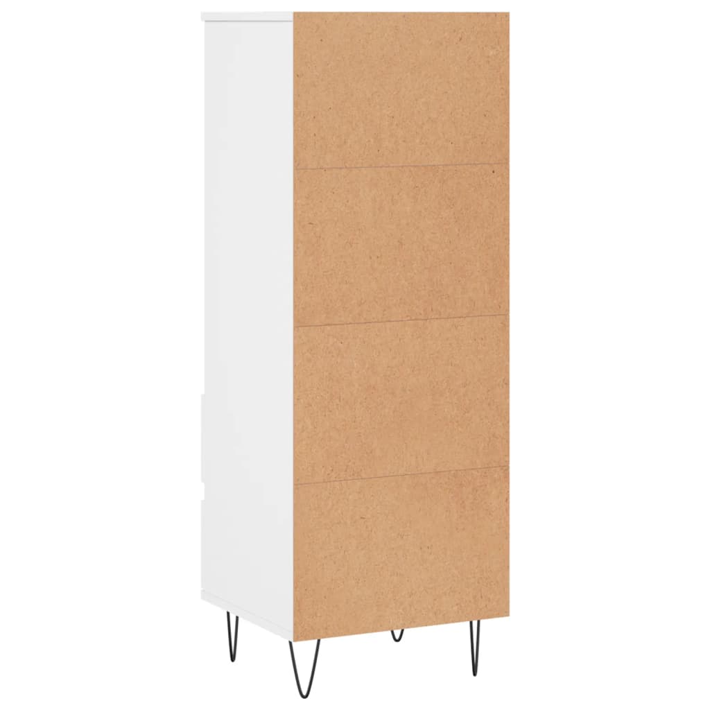 Buffet haut Blanc 40x36x110 cm Bois d'ingénierie Buffets & bahuts vidaXL   
