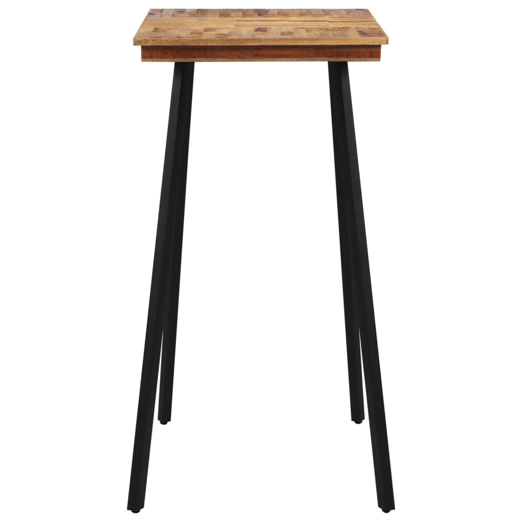 Table de bar 110x55x105 cm bois de teck solide Tables à manger vidaXL   