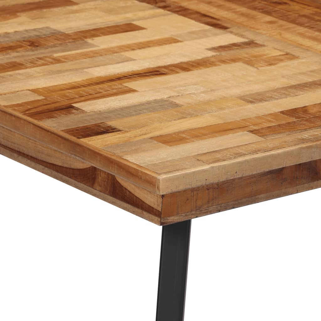 Table de bar 110x55x105 cm bois de teck solide Tables à manger vidaXL   