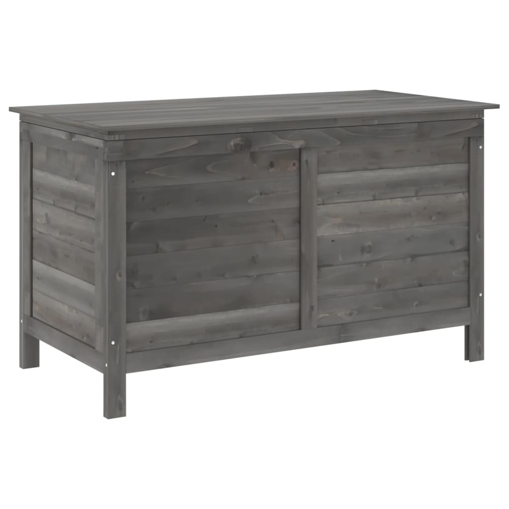 Boîte de rangement de jardin anthracite bois massif de sapin Coffres de jardin vidaXL   