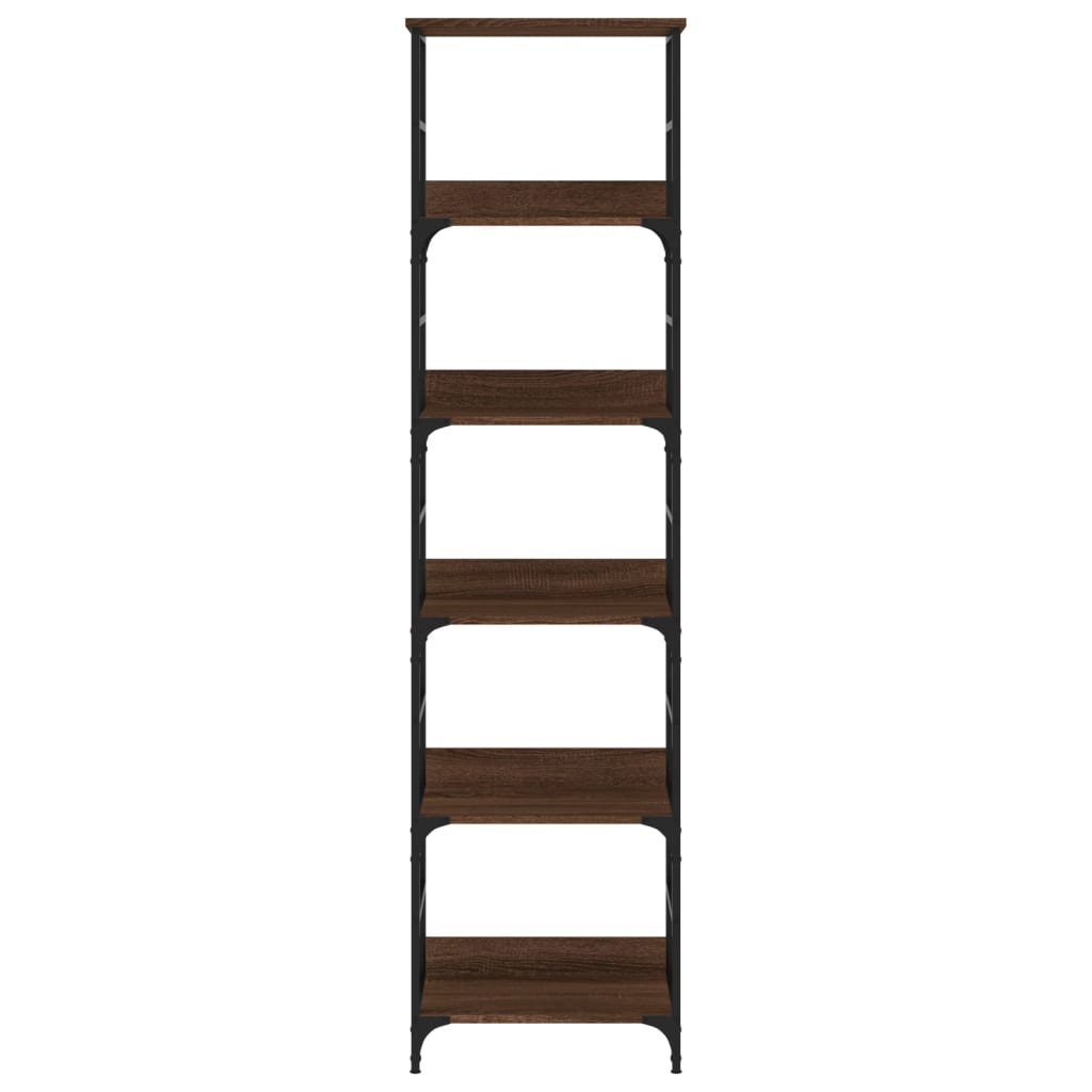 Bibliothèque chêne marron 50x33x188,5 cm bois d'ingénierie Bibliothèques vidaXL   