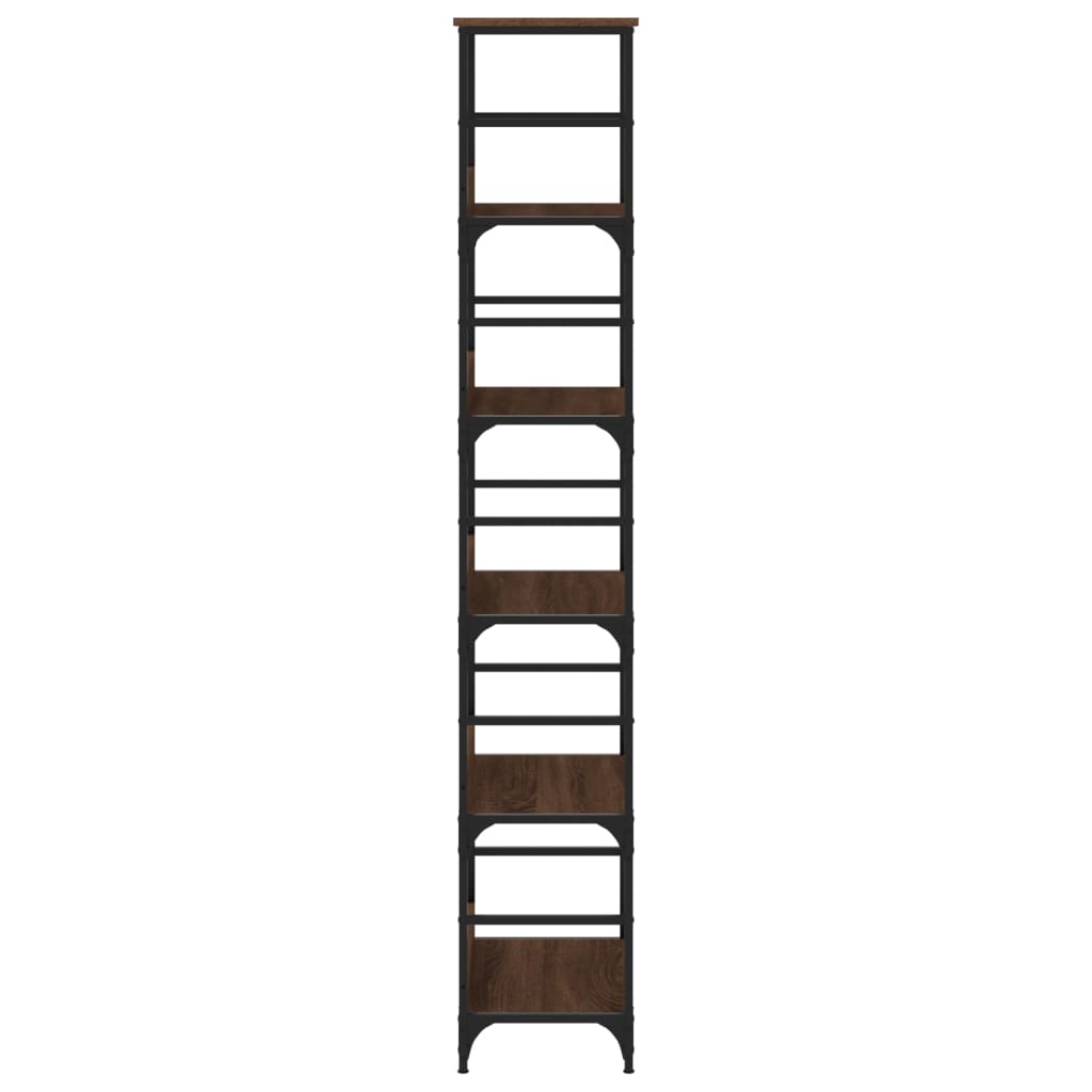 Bibliothèque chêne marron 50x33x188,5 cm bois d'ingénierie Bibliothèques vidaXL   