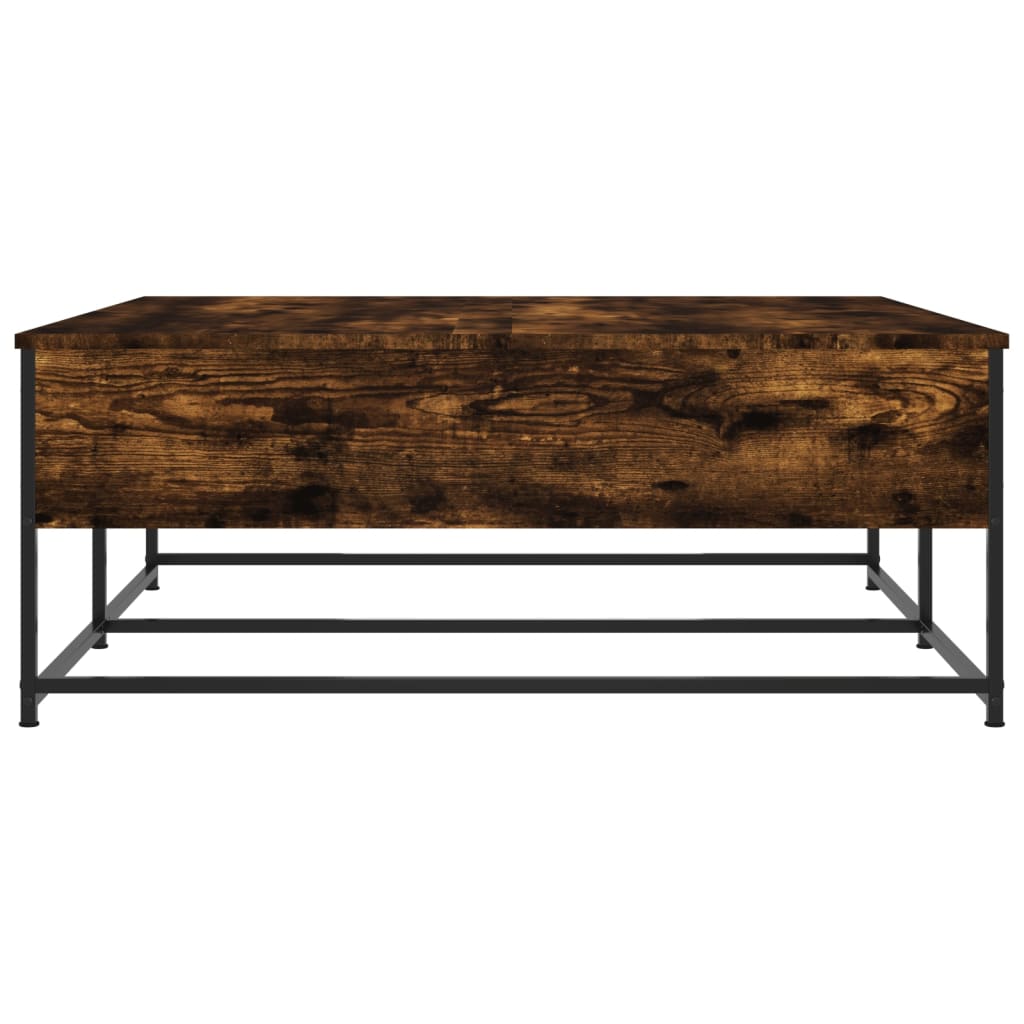 Table basse chêne fumé 100x99x40 cm bois d'ingénierie Tables basses vidaXL   