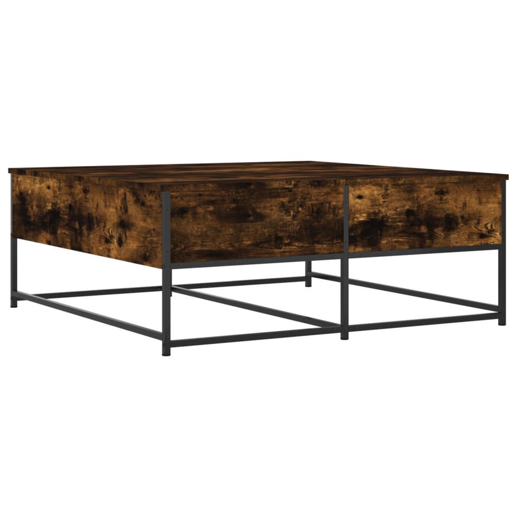 Table basse chêne fumé 100x99x40 cm bois d'ingénierie Tables basses vidaXL   