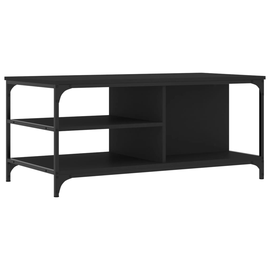Table basse Noir 100x50x45 cm Bois d'ingénierie Tables basses vidaXL   