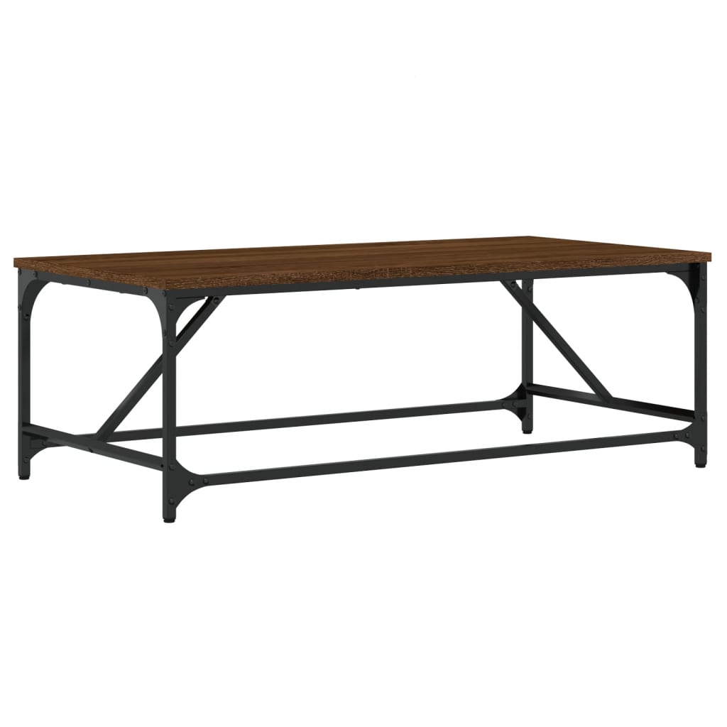 Table basse Chêne marron 100x50x35 cm Bois d'ingénierie Tables basses vidaXL   