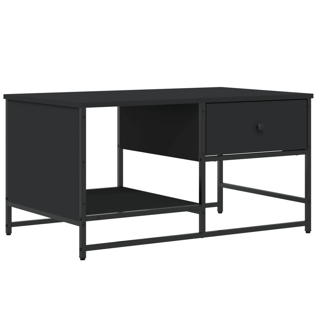 Table basse noir 85,5x51x45 cm bois d'ingénierie Tables basses vidaXL   