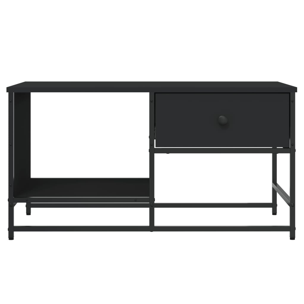 Table basse noir 85,5x51x45 cm bois d'ingénierie Tables basses vidaXL   
