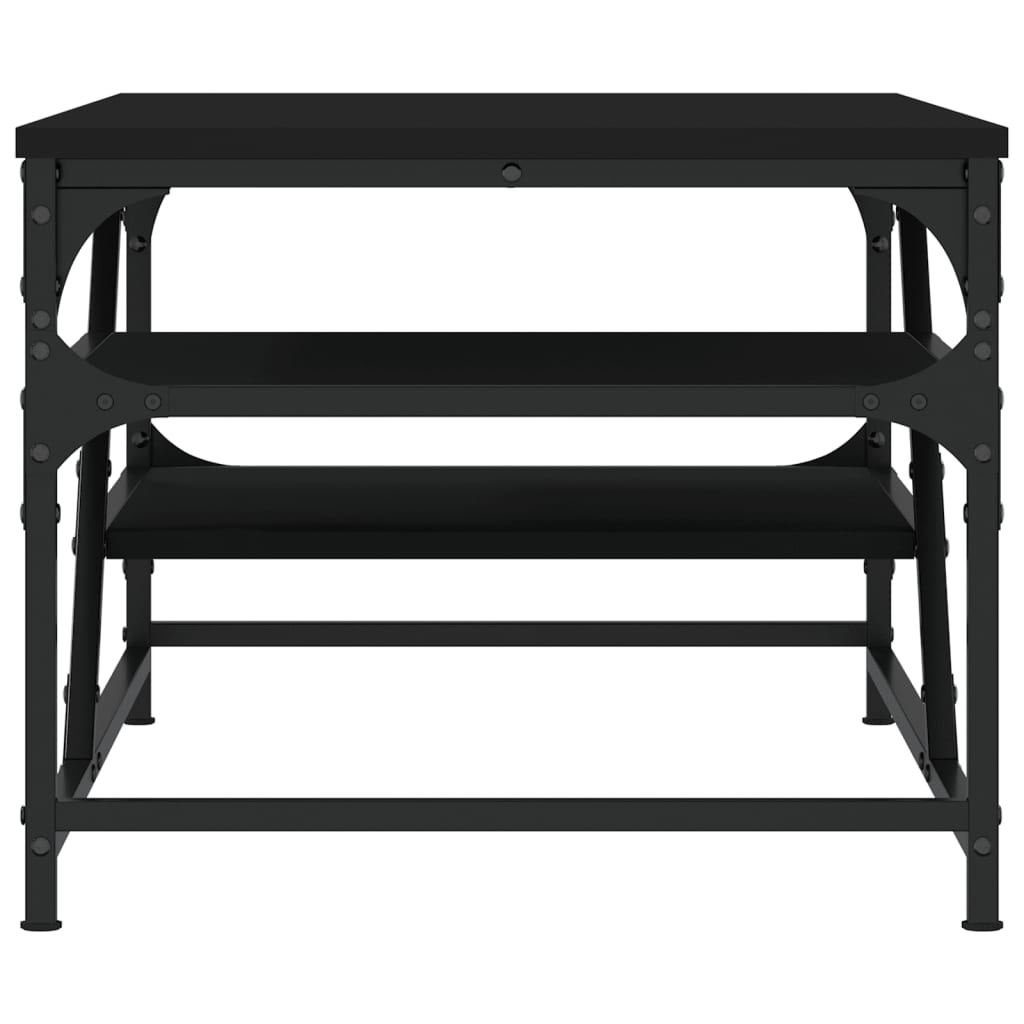 Table basse noir 100x49x40 cm bois d'ingénierie Tables basses vidaXL   