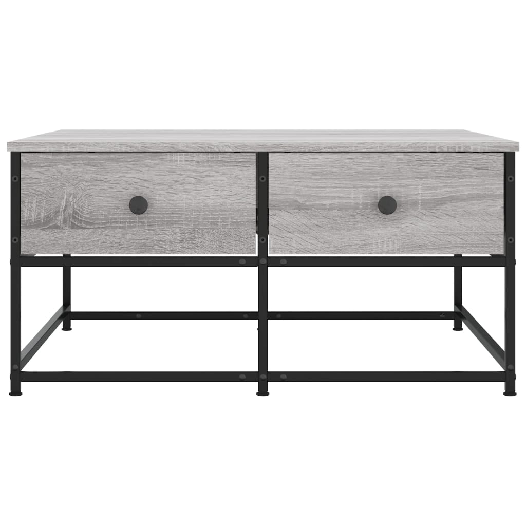Table basse sonoma gris 80x80x40 cm bois d'ingénierie Tables basses vidaXL   