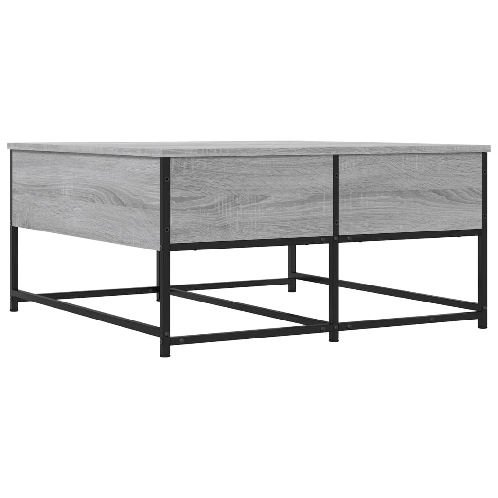 Table basse sonoma gris 80x80x40 cm bois d'ingénierie Tables basses vidaXL   