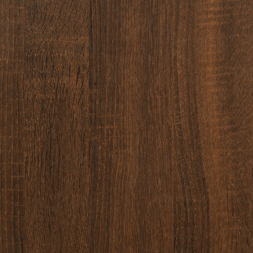 Table basse chêne marron 80x80x40 cm bois d'ingénierie Tables basses vidaXL   