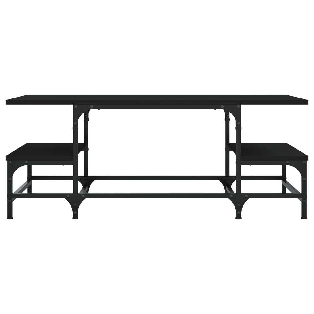 Table basse noir 100x50,5x40 cm bois d'ingénierie Tables basses vidaXL   