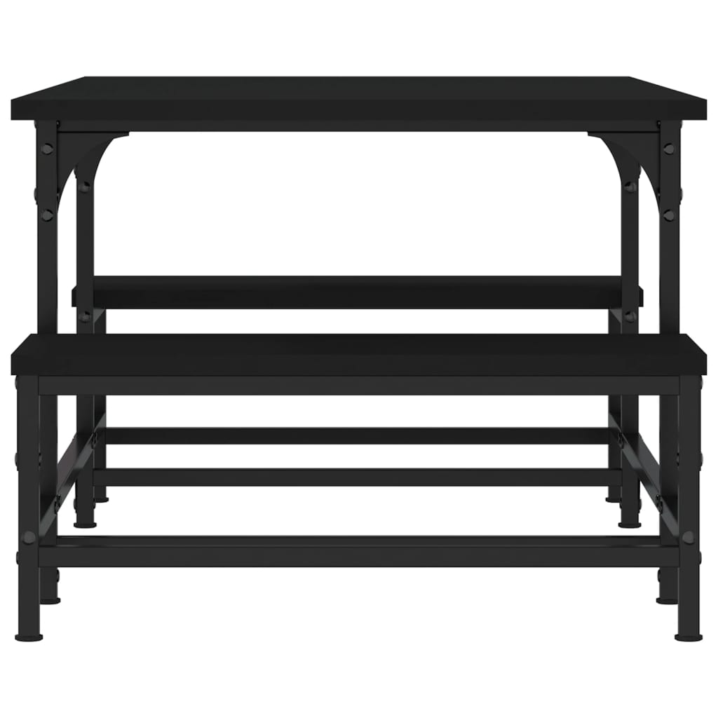 Table basse noir 100x50,5x40 cm bois d'ingénierie Tables basses vidaXL   