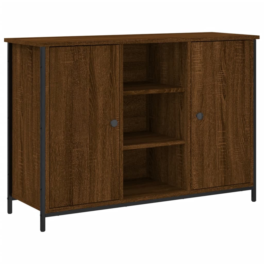 Buffet chêne marron 100x35x70 cm bois d'ingénierie Buffets & bahuts vidaXL   