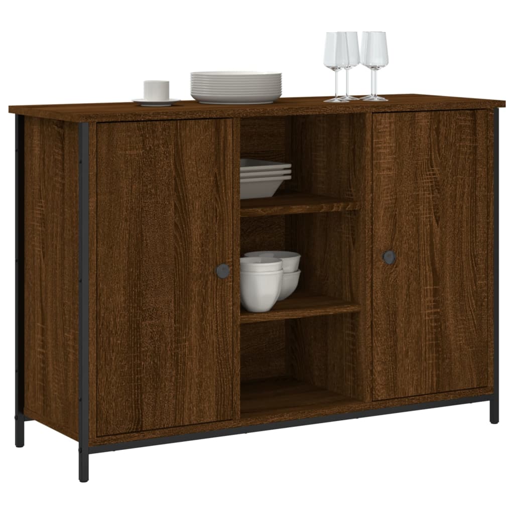 Buffet chêne marron 100x35x70 cm bois d'ingénierie Buffets & bahuts vidaXL   